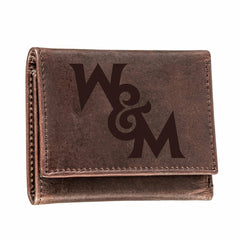 William & Mary, Tri-Fold Wallet, Brown, CH, 100% Genuine Leather