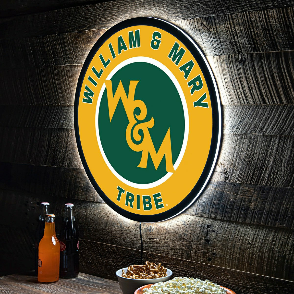 LED Wall Decor, Round, William & Mary