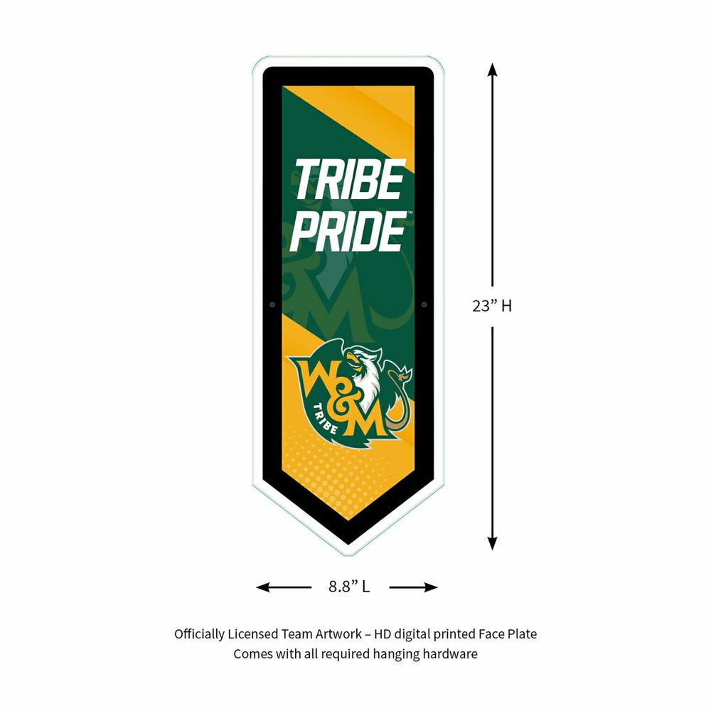 LED Wall Decor, Pennant, William & Mary