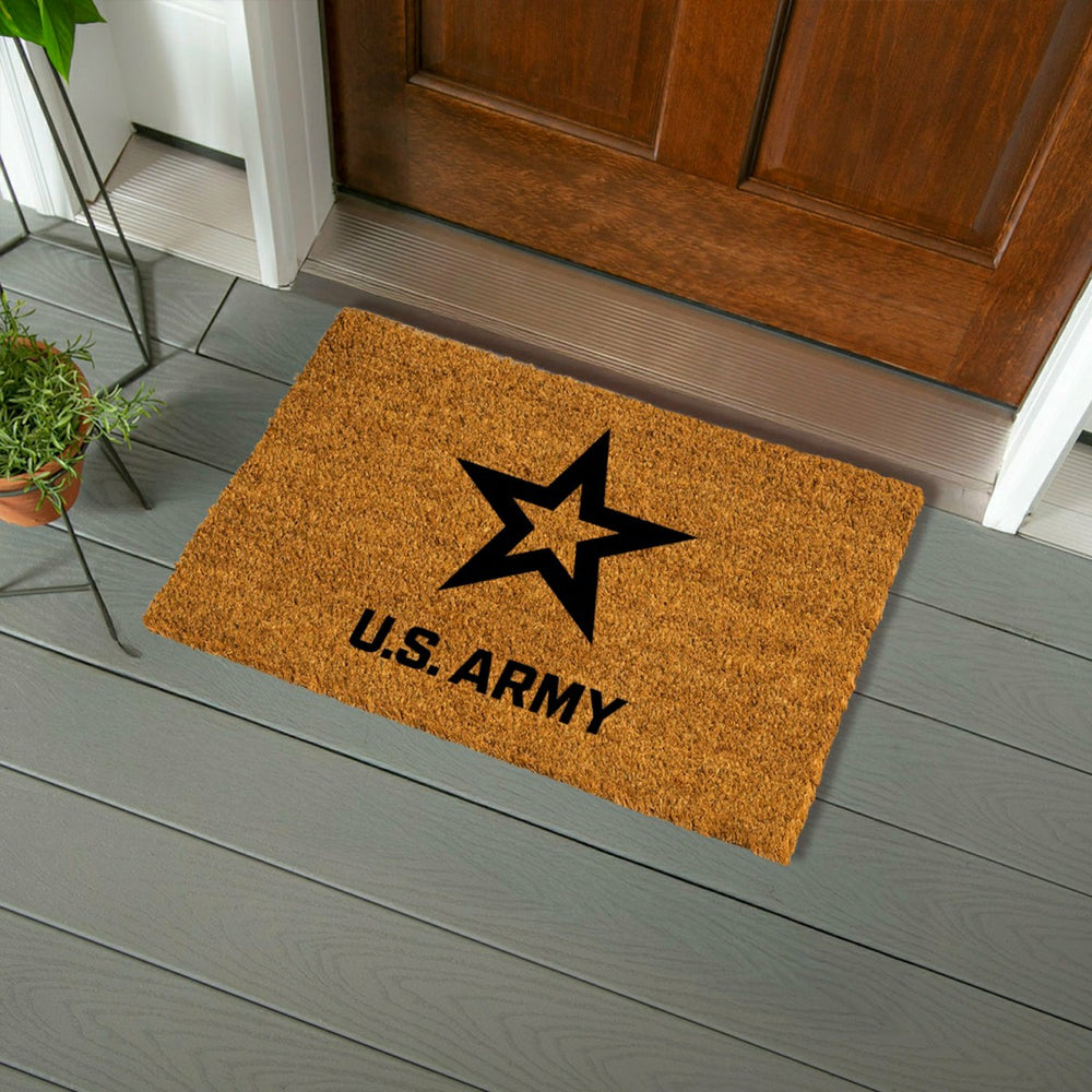 Coir Mat, 16"x28", US Army
