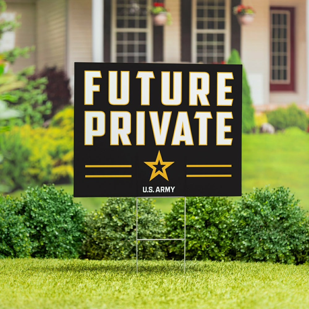 US Army Coroplast Yard Sign