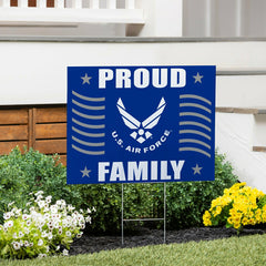 US Air Force Coroplast Yard Sign