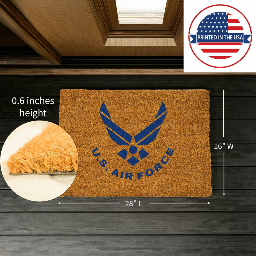 Coir Mat, 16"x28", US Air Force