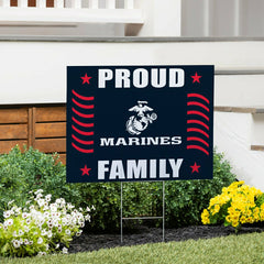 US Marine Corps Coroplast Yard Sign