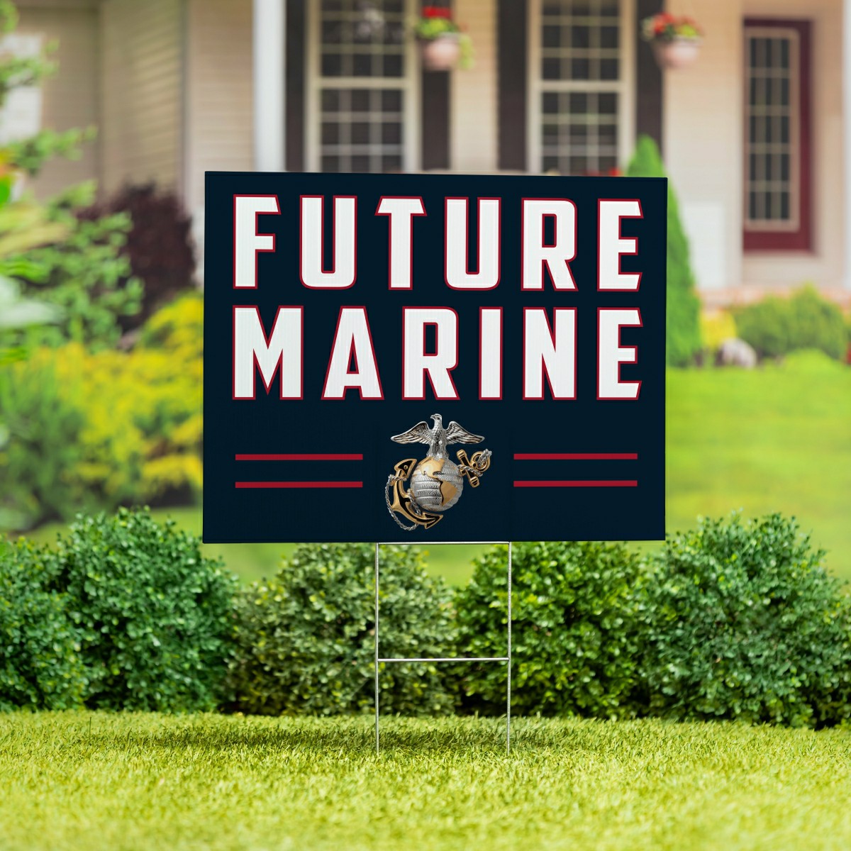 US Marine Corps Coroplast Yard Sign