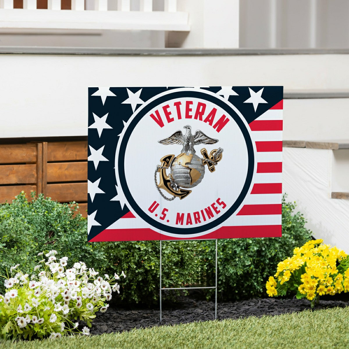 US Marine Corps Coroplast Yard Sign