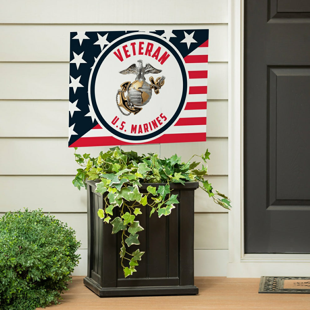 US Marine Corps Coroplast Yard Sign