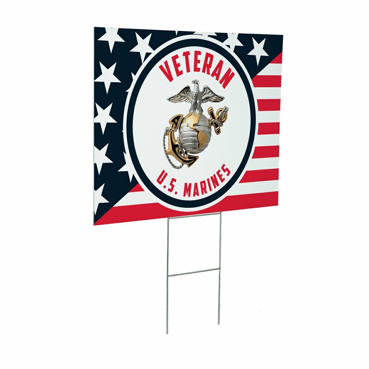 US Marine Corps Coroplast Yard Sign