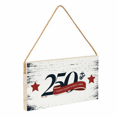 US Marine Corps, 250th Anniversary Wood Wall Sign, 6x11