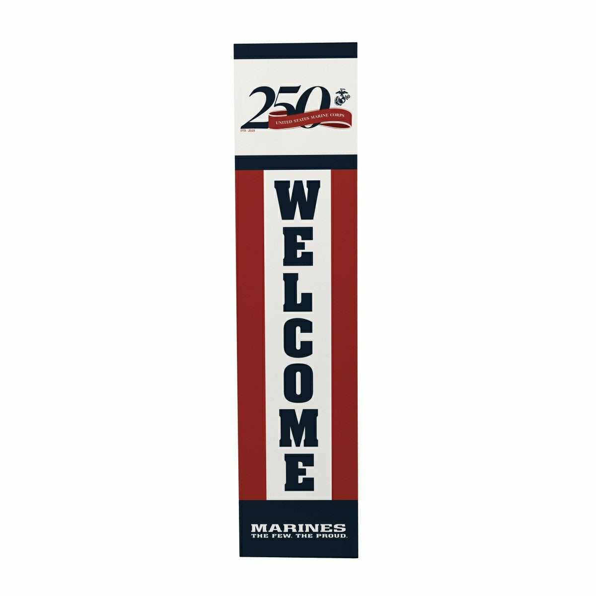 US Marine Corps, 250th Anniversary Large Single Sided Leaner, 46"