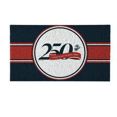 28" x 16" PVC Trapper Mat, US Marine Corps, 250th Anniversary