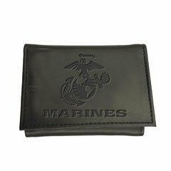US Marine Corps, Tri-Fold Wallet, Black