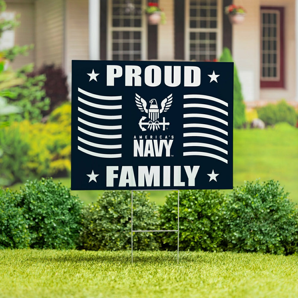 US Navy Coroplast Yard Sign
