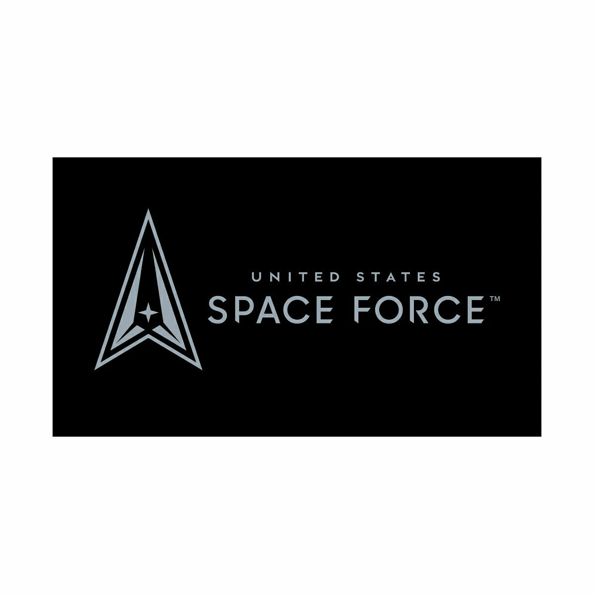 US Space Force Full Color PVC Mat, 16" x 28"