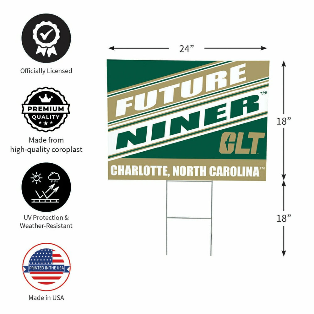 University of North Carolina/Charlotte Coroplast Yard Sign, Future Stu