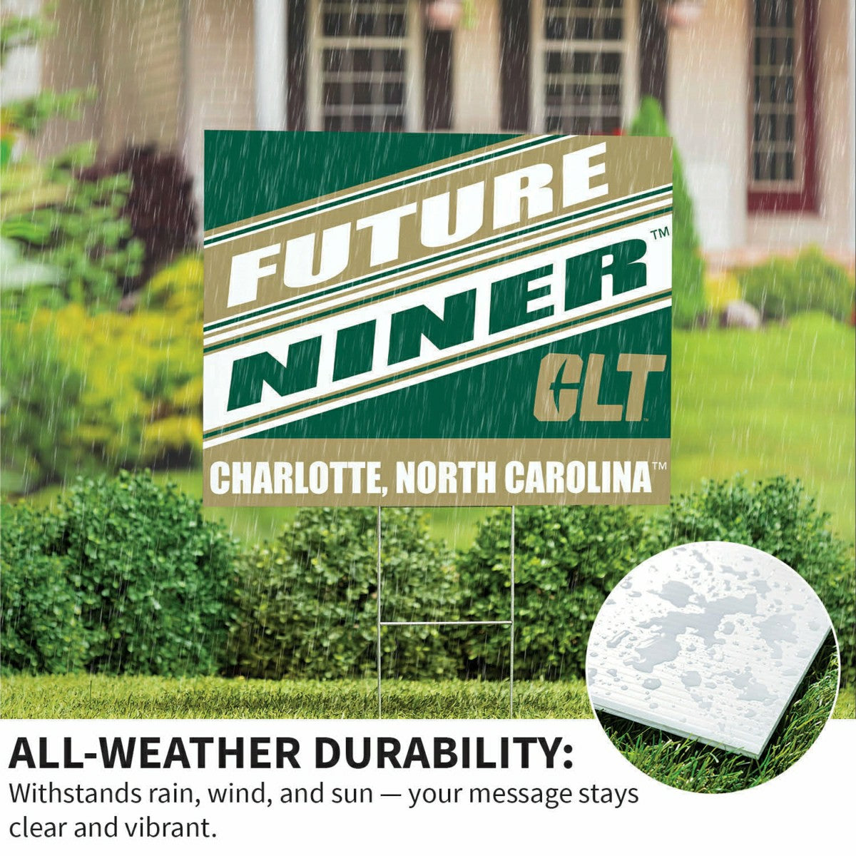 University of North Carolina/Charlotte Coroplast Yard Sign, Future Stu