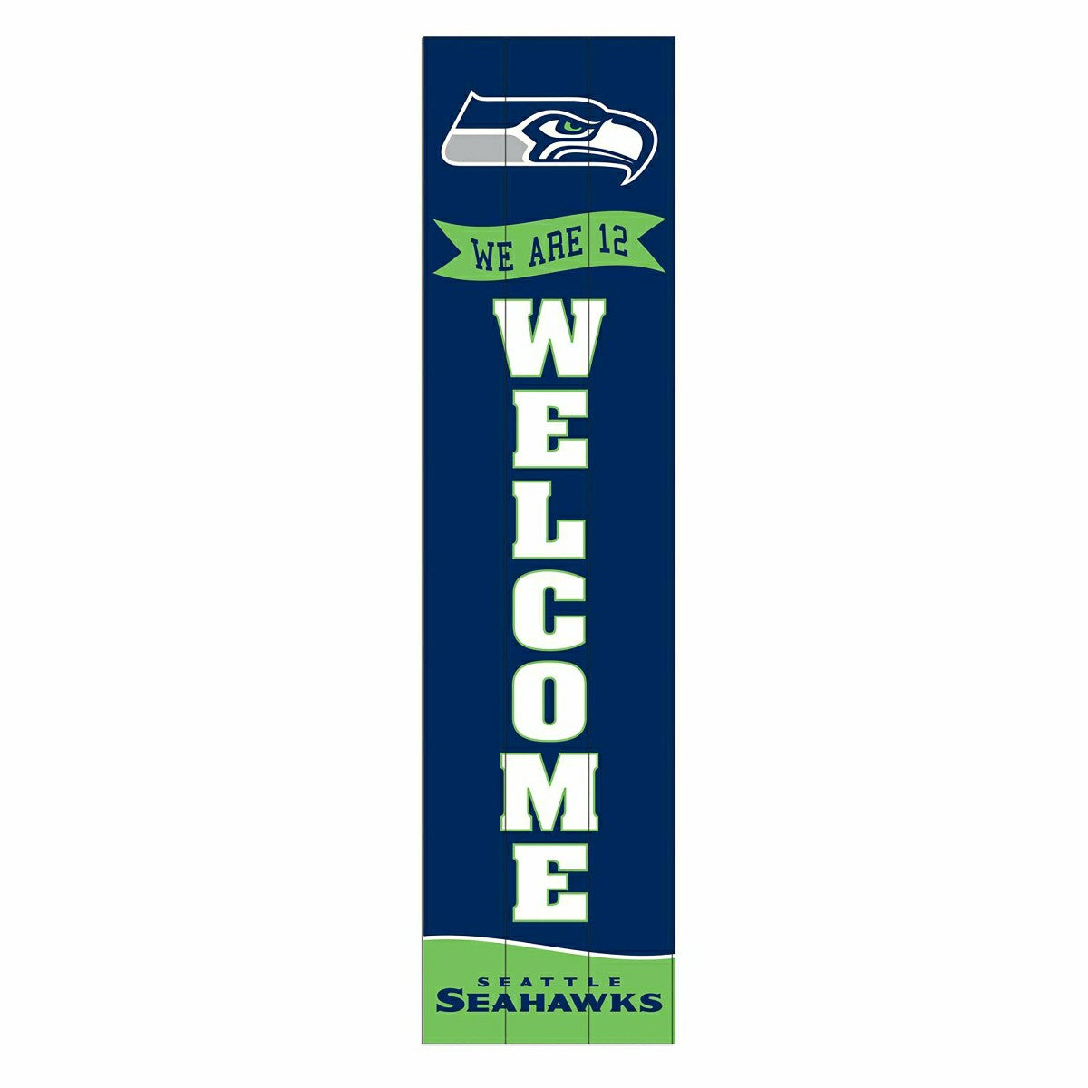 Seattle Seahawks Large Single Sided Leaner, 46"