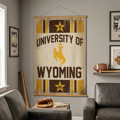 University of Wyoming, Canvas Wall Tapestry, Large, 54x36