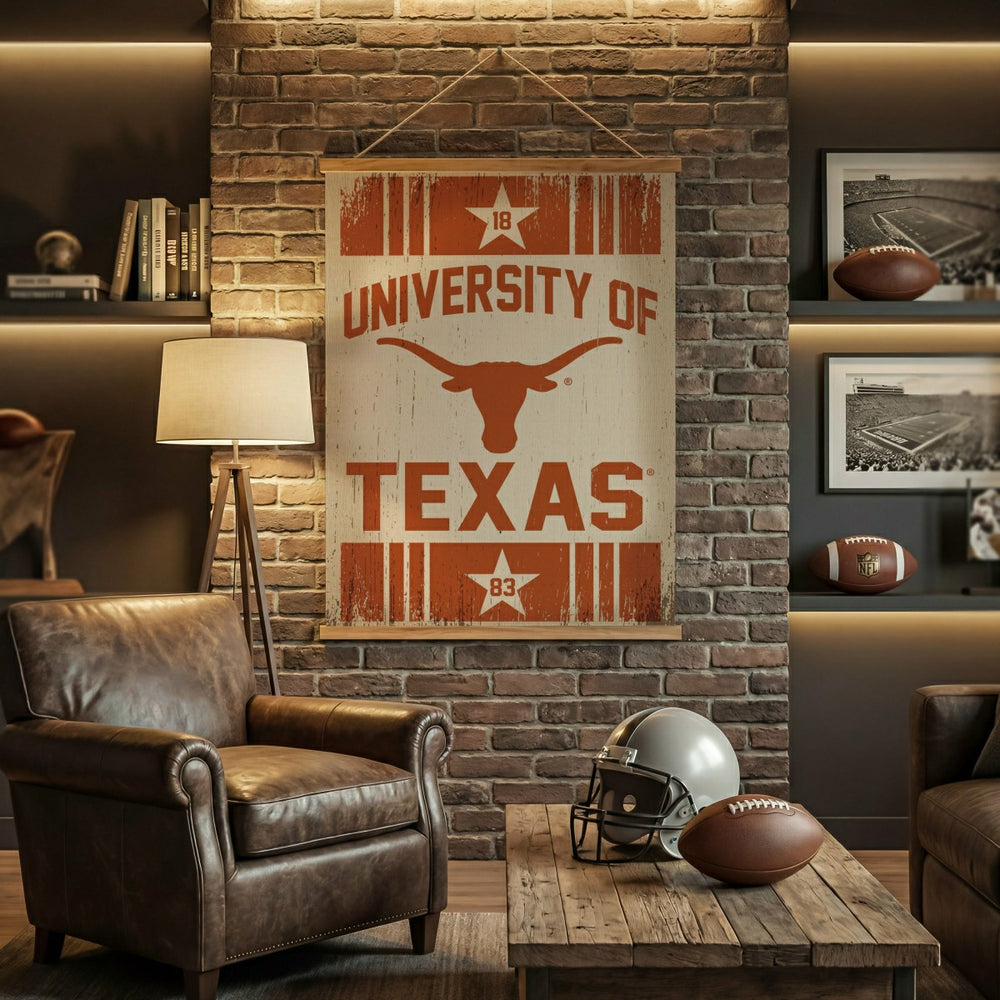 University of Texas, Canvas Wall Tapestry, Large, 54x36