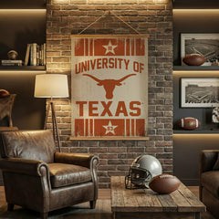University of Texas, Canvas Wall Tapestry, Large, 54x36