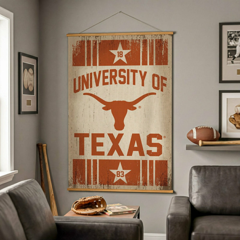 University of Texas, Canvas Wall Tapestry, Large, 54x36