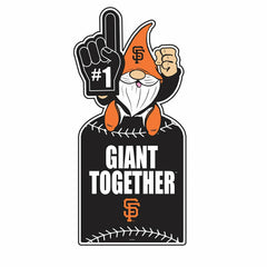 San Francisco Giants Gnome Metal Sign 10"L x 30"H