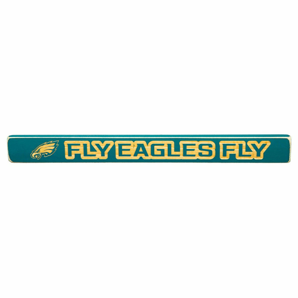 Philadelphia Eagles Engraved Wood Sign, 1.5" x 18"