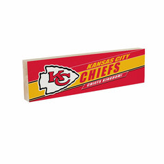 Kansas City Chiefs Mantle Sign, Down Home Fans, 5x18