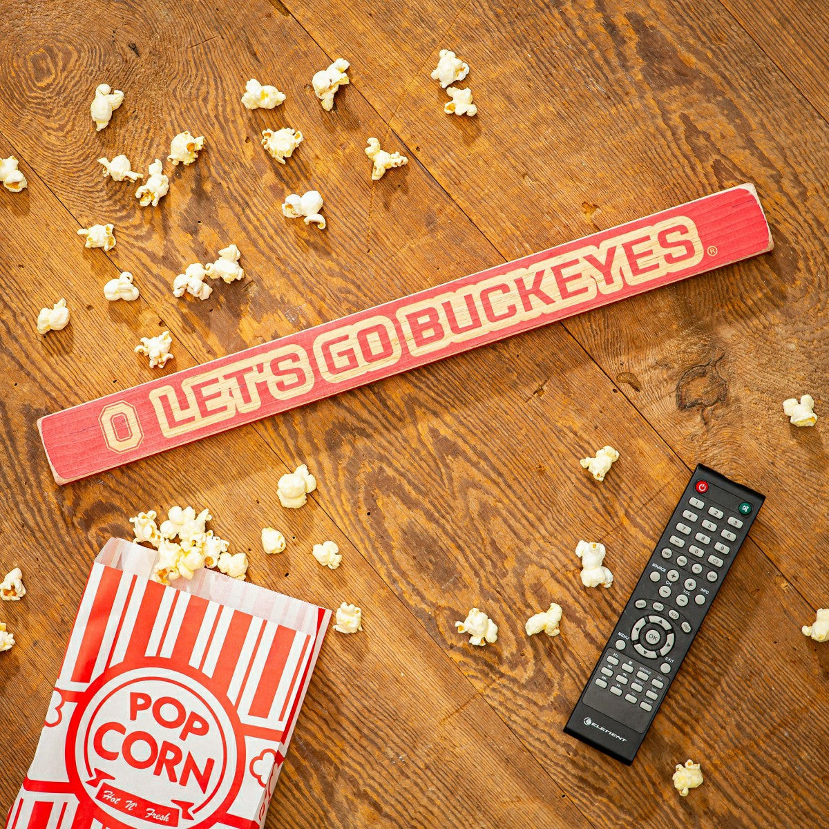 Ohio State University Engraved Wood Sign, 1.5" x 18"