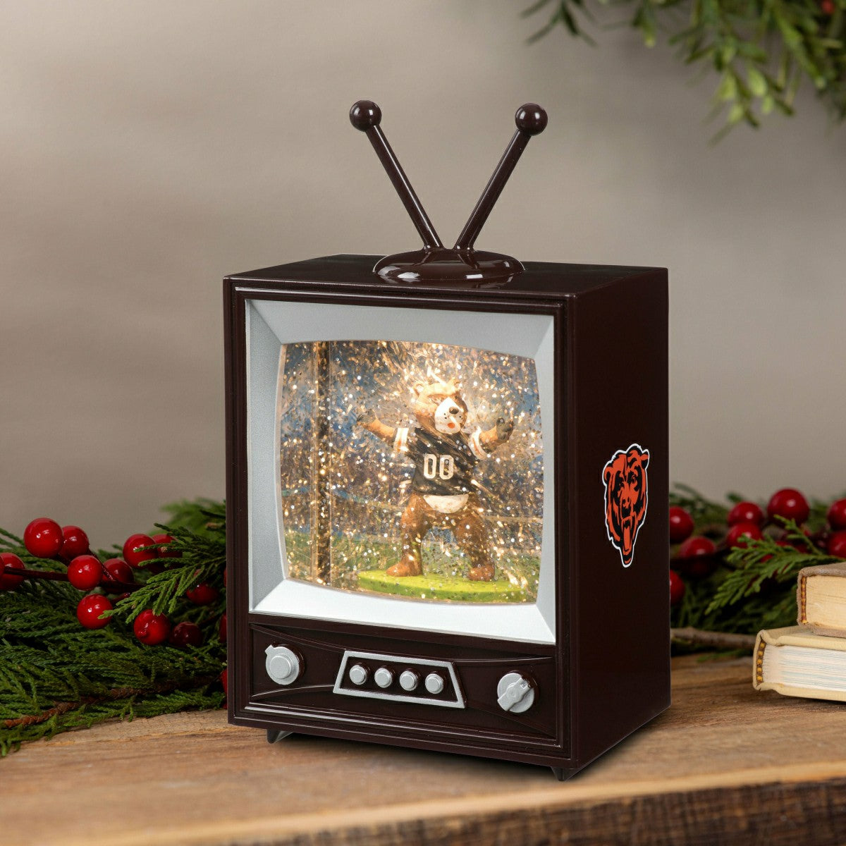 Chicago Bears Vintage TV Water Lantern