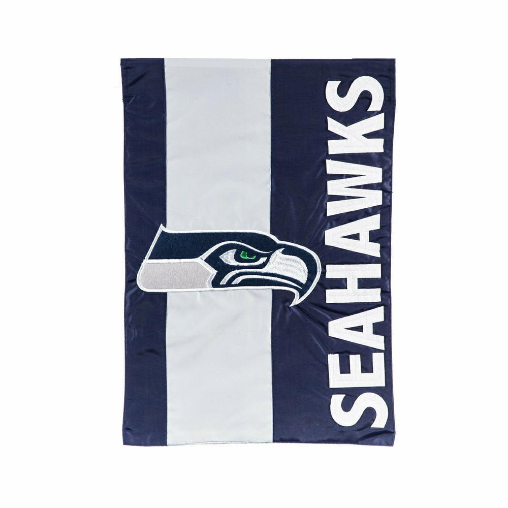 Seattle Seahawks Embellished Garden Flag
