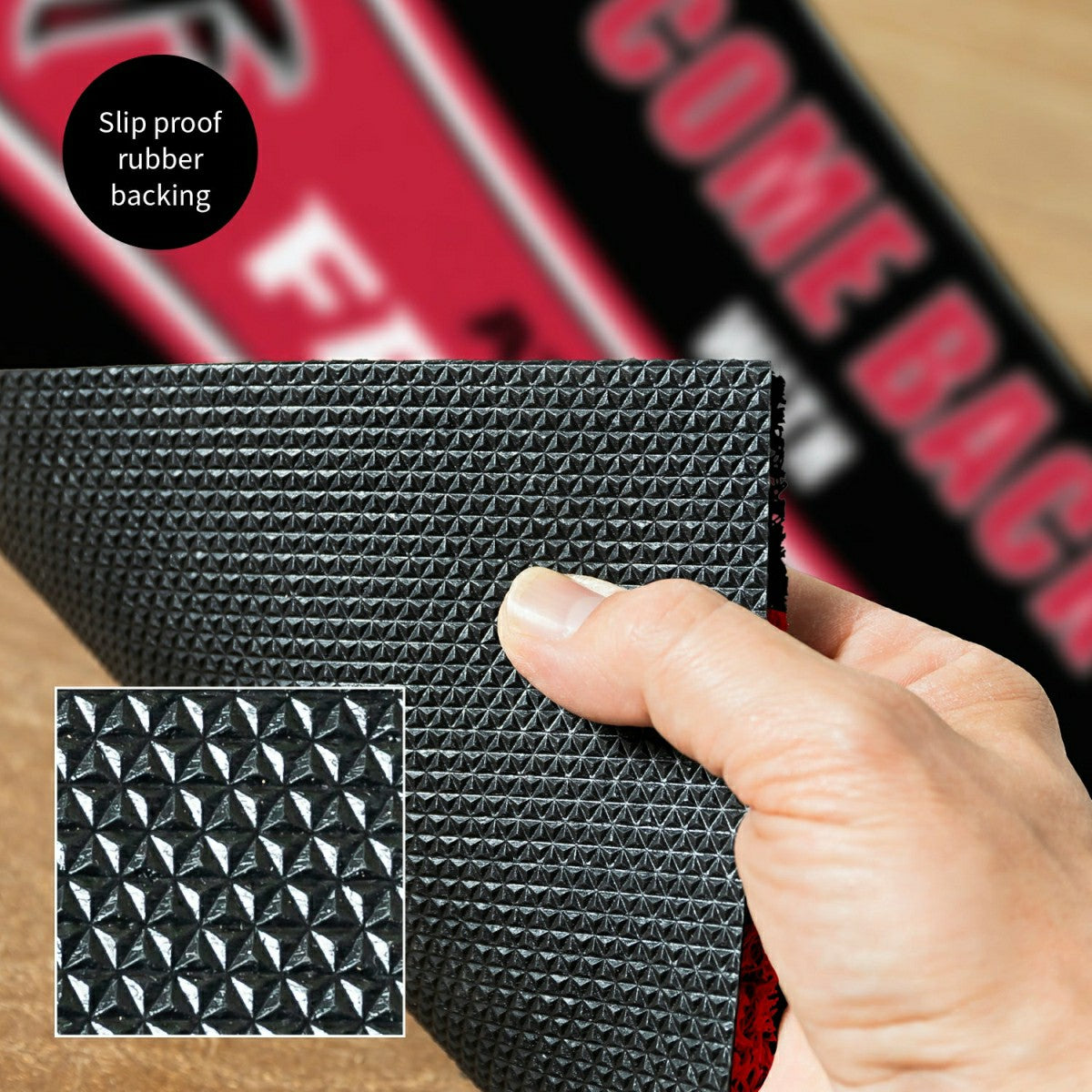 28" x 16" PVC Trapper Mat, Come Back with Tickets, Atlanta Falcons