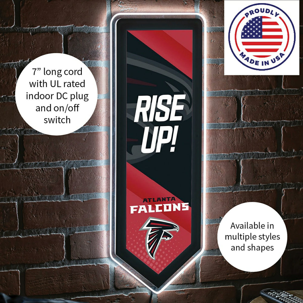 LED Wall Decor, Pennant, Atlanta Falcons