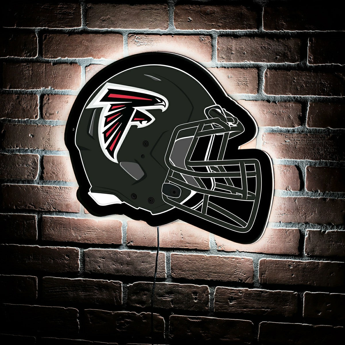 LED Wall Decor, Helmet, Atlanta Falcons