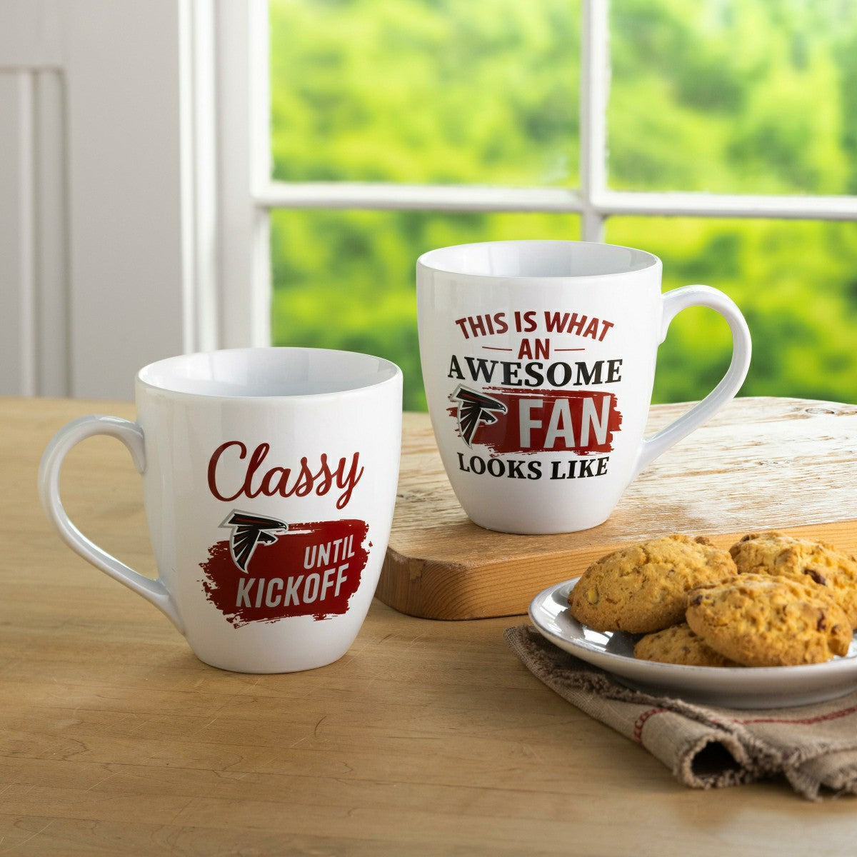 Atlanta Falcons, Ceramic Cup O'Java 17oz Gift Set