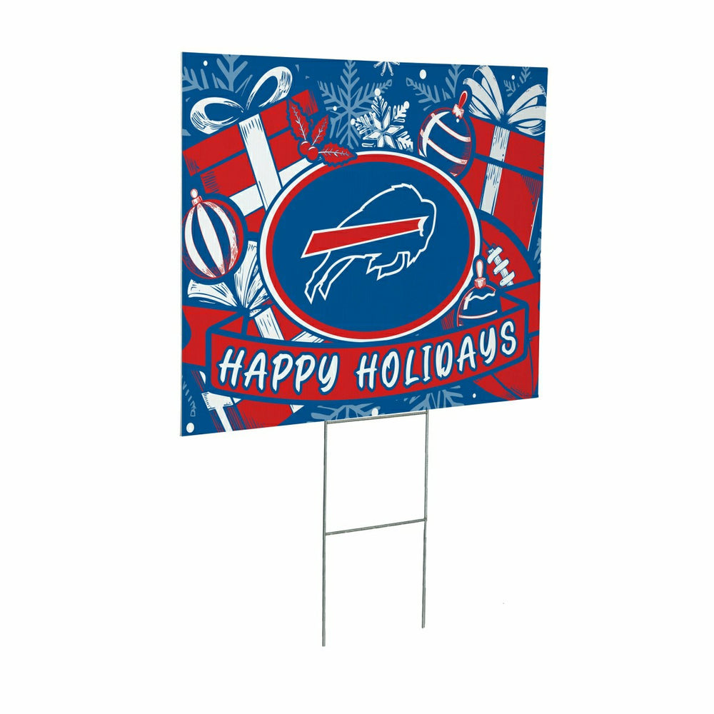 Buffalo Bills Yard Sign, Holiday