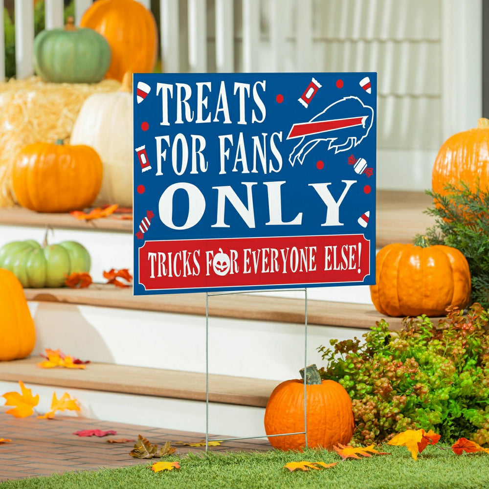 Buffalo Bills Yard Sign, Halloween Treats for Fans