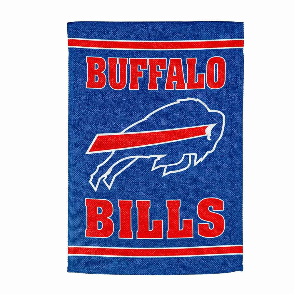 Buffalo Bills Embossed Suede Garden Flag