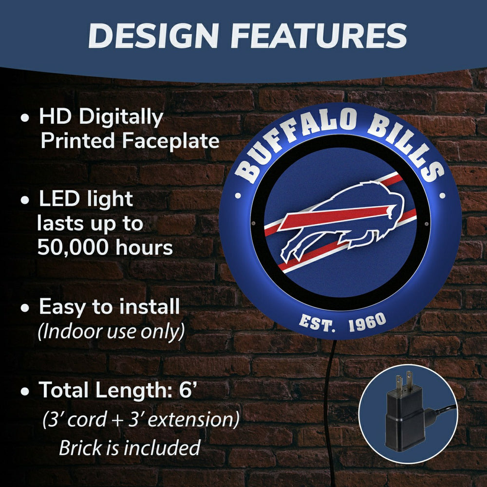 Buffalo Bills, Metal Lite, Round