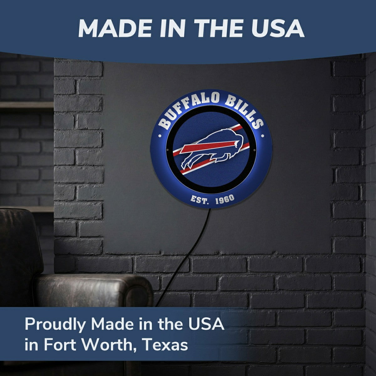 Buffalo Bills, Metal Lite, Round