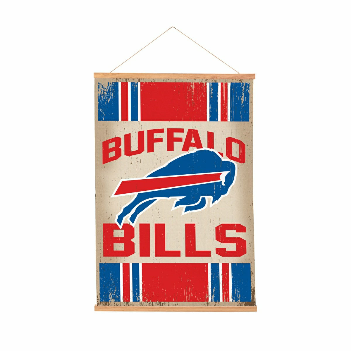 Buffalo Bills, Canvas Wall Tapestry, Medium, 36x24