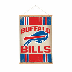 Buffalo Bills, Canvas Wall Tapestry, Medium, 36x24