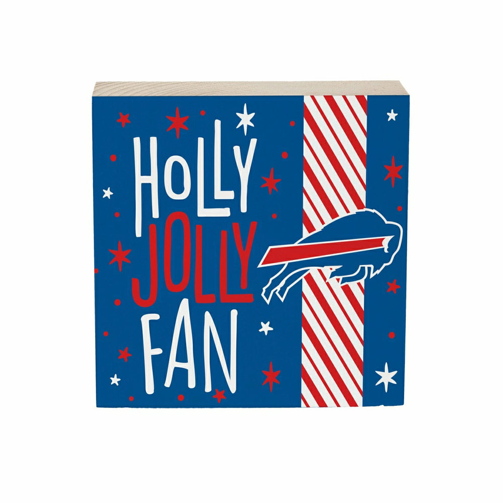 Buffalo Bills Block, Holiday, 6x6