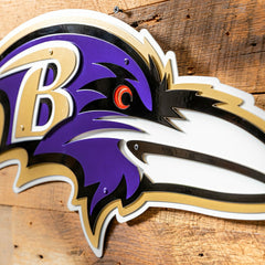 Baltimore Ravens Premier Metal Wall Art