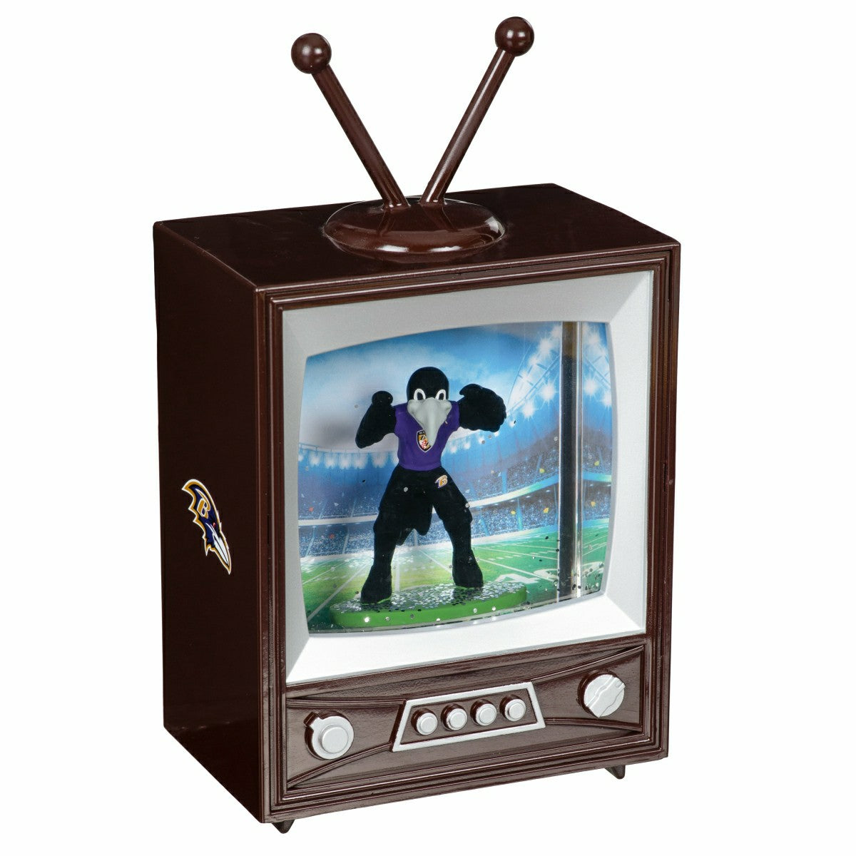 Baltimore Ravens Vintage TV Water Lantern