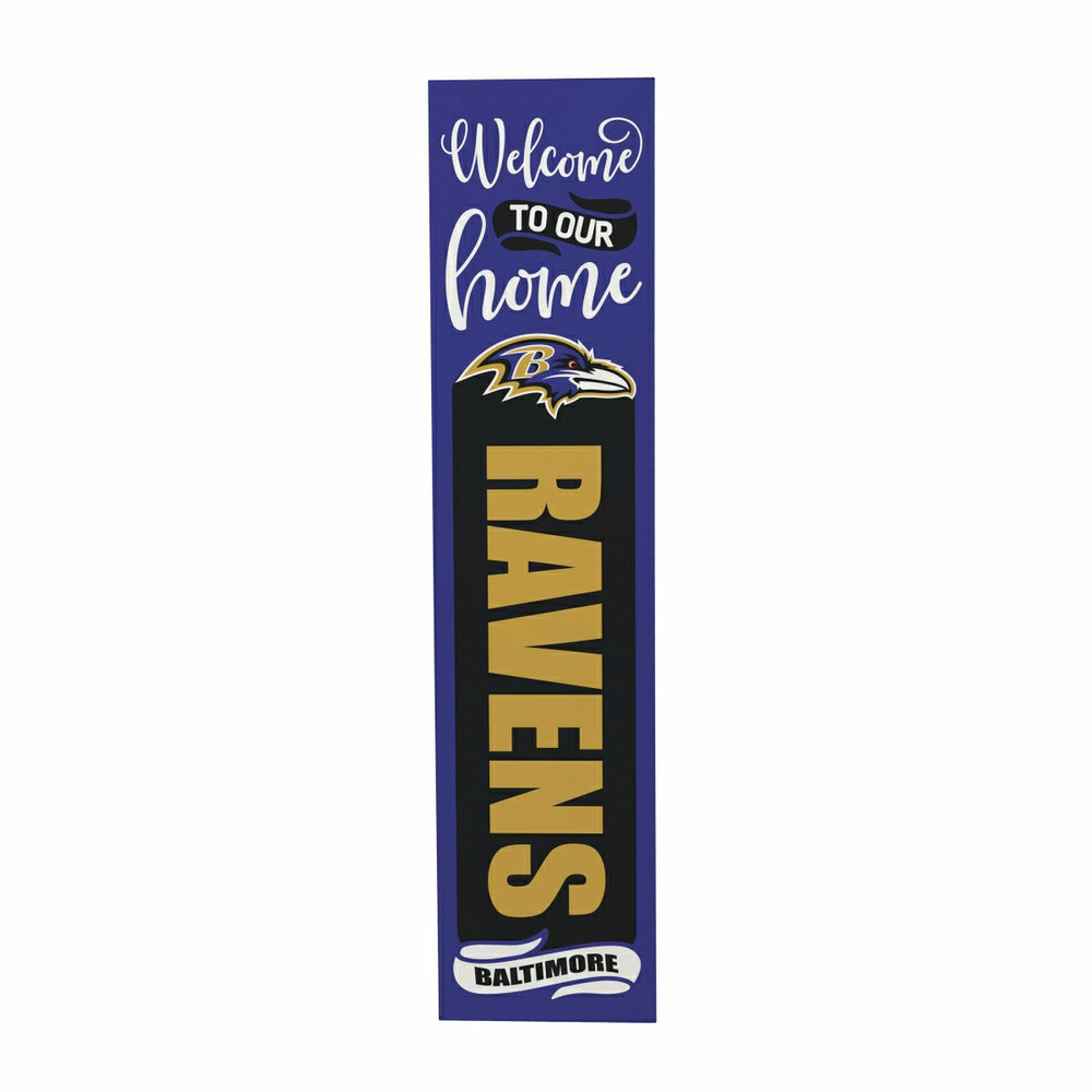 47" Double Sided Leaner, Baltimore Ravens, Halloween