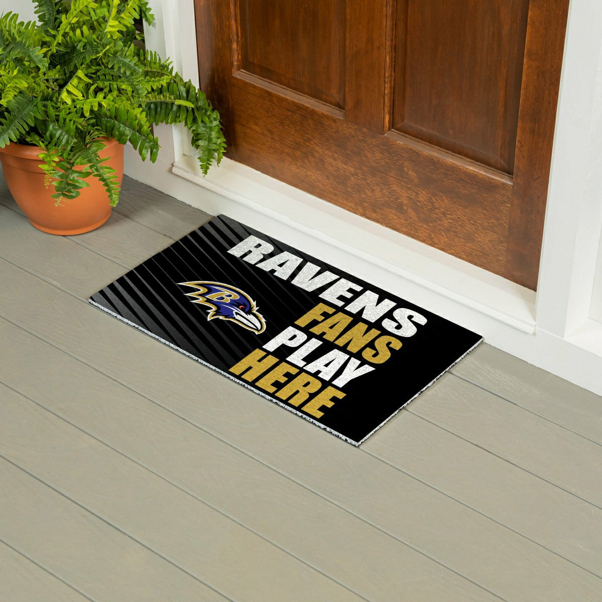 Baltimore Ravens Fan Mat, 28"x16"