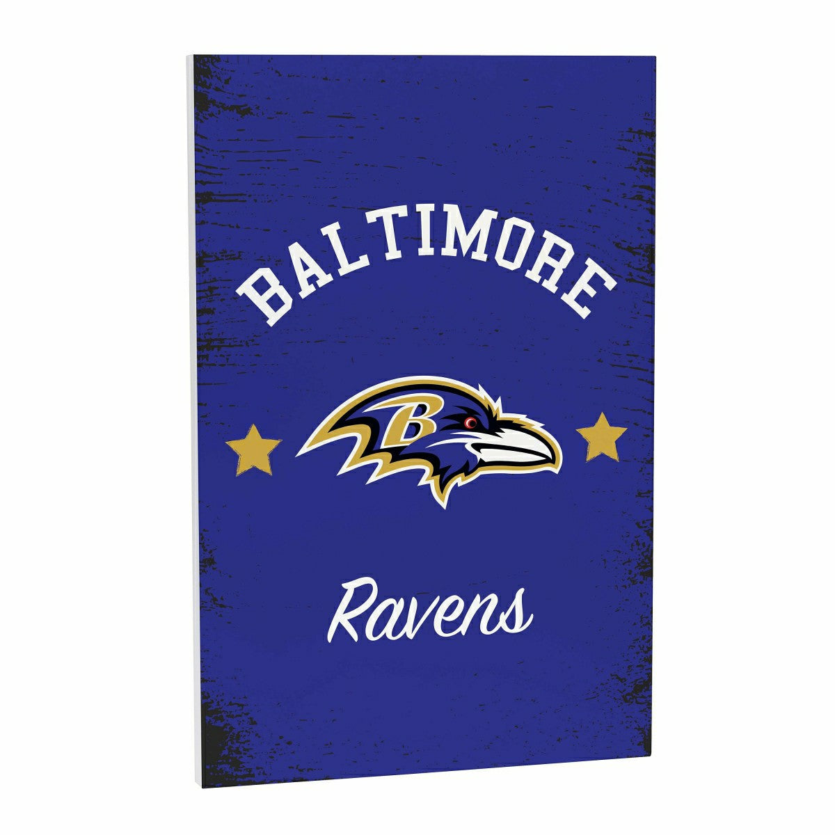 Baltimore Ravens Wood Wall Sign, 16x24