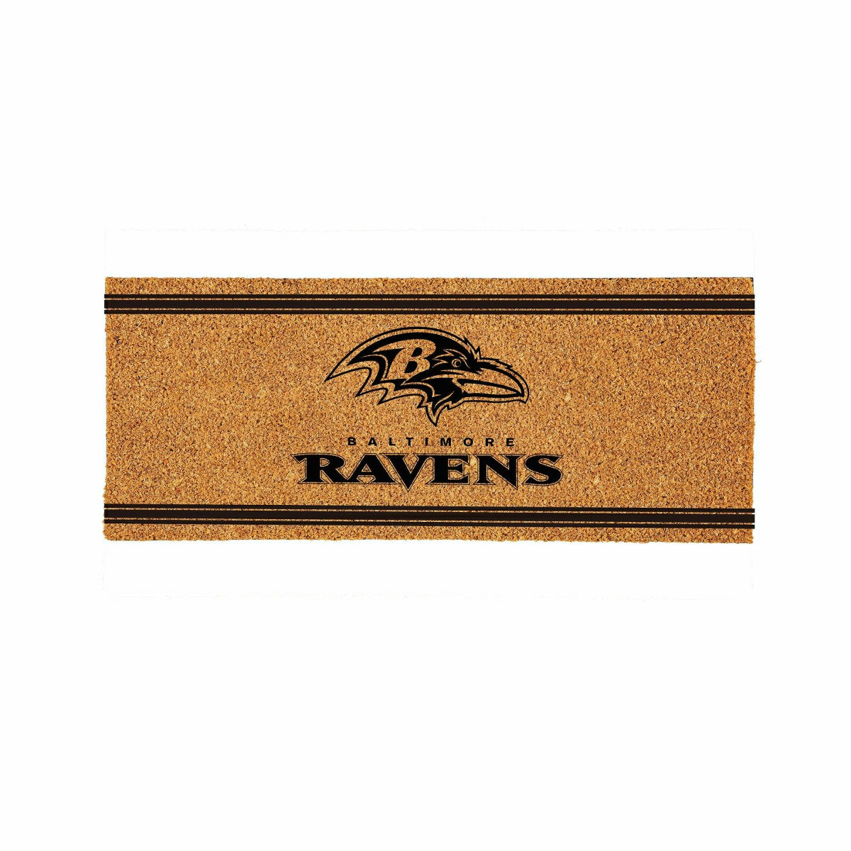 Baltimore Ravens Extra Large One Color Coir Mat, 60"x24"