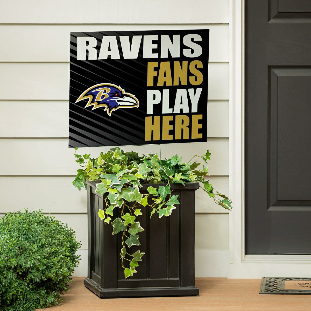 Baltimore Ravens Coroplast Yard Sign "Fans Play Here"